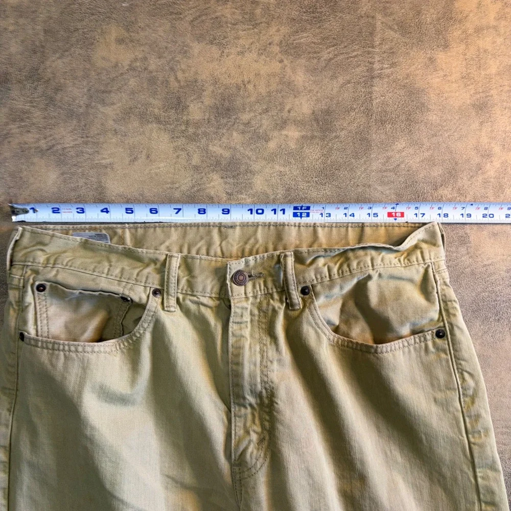 Levi's 541 Athletic Taper Pants Mens 36x34 Tan‎ Khaki Cotton